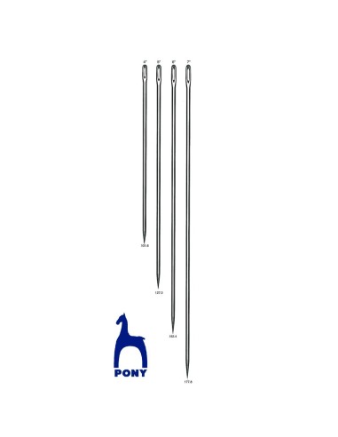 Aguja saquera Pony, 5 agujas