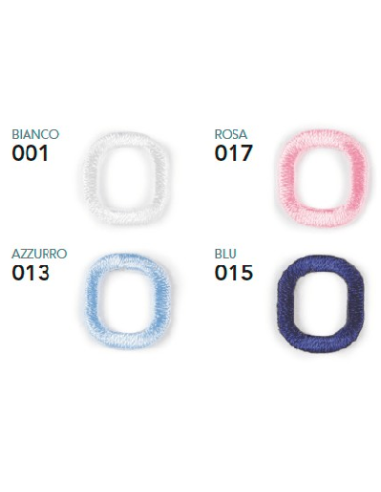 Letras termoadhesivas mod. 46 (1,5 cm), 6 u