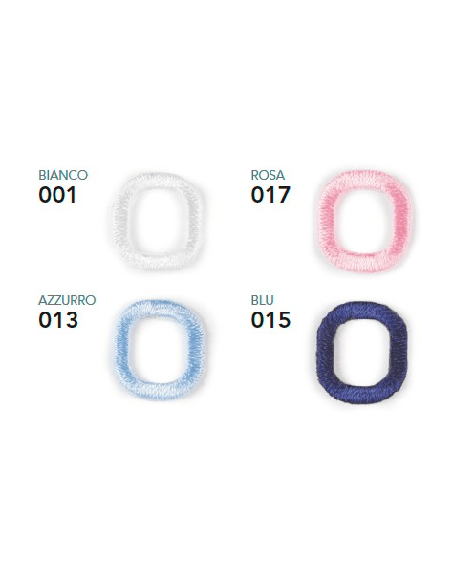 Letras termoadhesivas mod. 46 (1,5 cm), 6 u
