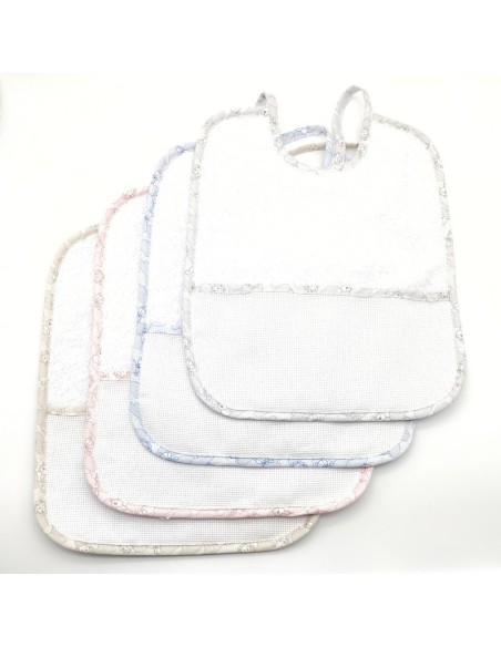 Babero 983.323-PT (28,00 x 24,00 cm) con plástico, unidad