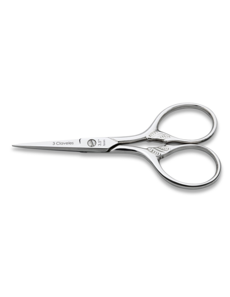 Tijera bordar cuerno abundancia 3½" 3 Claveles