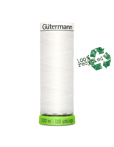 Hilo Gutermann rPET 100 m, 5 bobinas