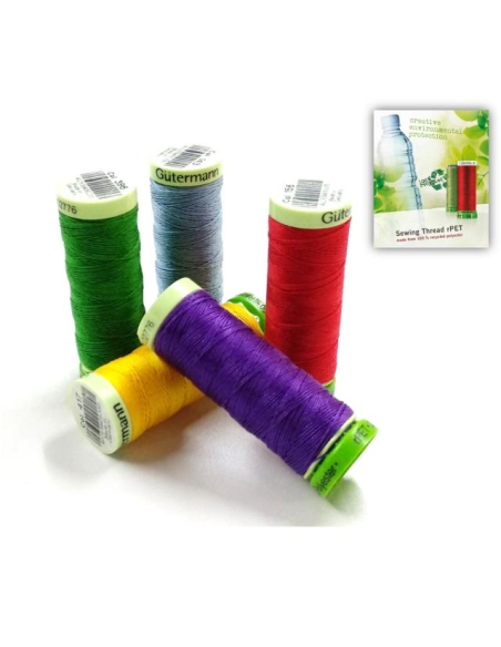 Hilo Gutermann rPET torzal 30 m, 5 bobinas