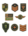 Expositor bordado 8207 Militar, 24 u