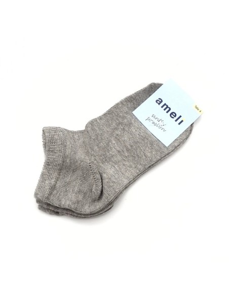 Calcetín tobillero infantil liso 103 Ameli, pack de 2 u