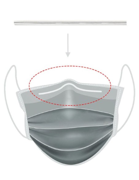 Varilla mascarillas, 1.000 u