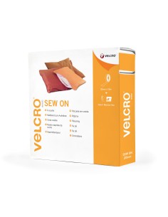 Velcro coser M+H, caja 10 m