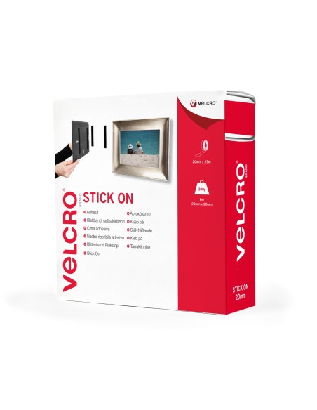 Velcro M+H 20 mm, caja 25 m