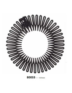 Diadema pelo marrón 80033, 12 unidades