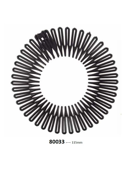 Diadema pelo marrón 80033, 12 unidades