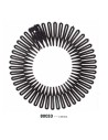 Diadema pelo marrón 80033, 12 unidades
