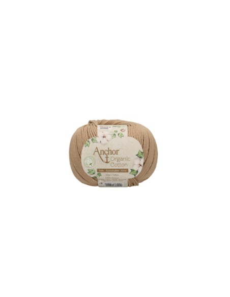 Hilo Anchor Organic Cotton 4660004 50 gr, ovillo
