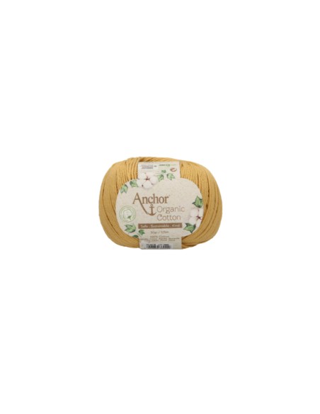 Hilo Anchor Organic Cotton 4660004 50 gr, ovillo