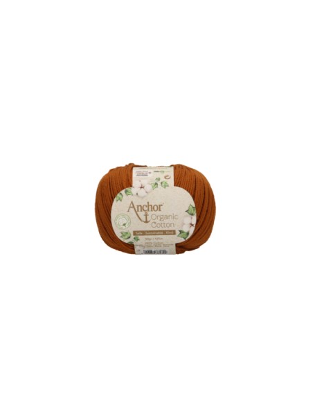 Hilo Anchor Organic Cotton 4660004 50 gr, ovillo