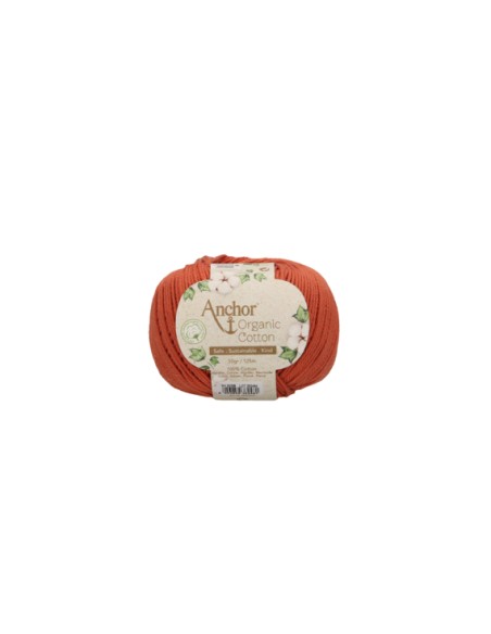 Hilo Anchor Organic Cotton 4660004 50 gr, ovillo
