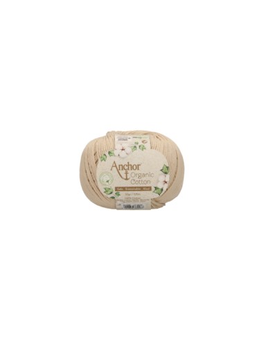 Hilo Anchor Organic Cotton 4660004 50 gr, ovillo