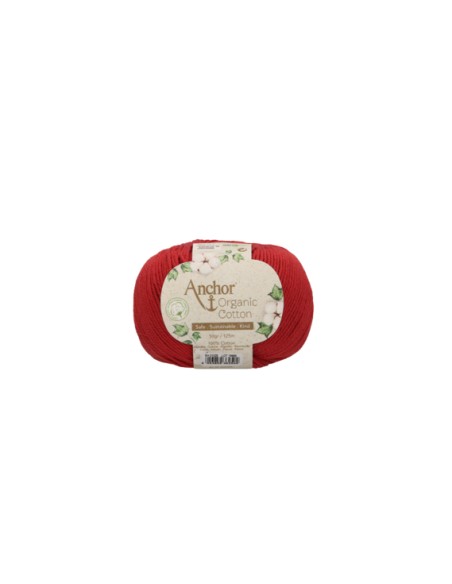Hilo Anchor Organic Cotton 4660004 50 gr, ovillo