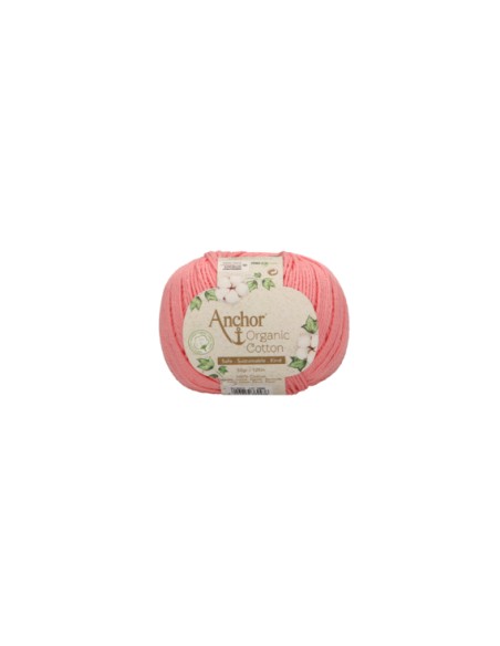 Hilo Anchor Organic Cotton 4660004 50 gr, ovillo