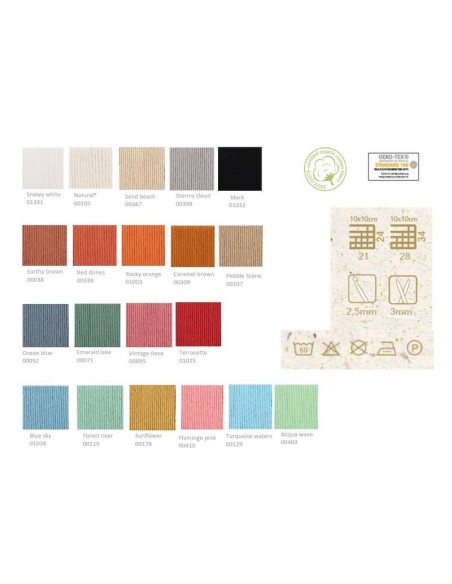 Hilo Anchor Organic Cotton 4660004 50 gr, ovillo