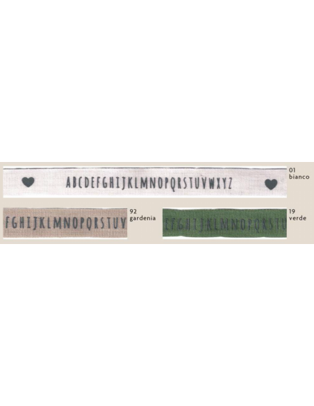 Cinta alfabeto Liotex 600 16 mm, 20 m