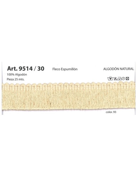 Fleco algodón 9514, m