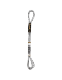 Hilo Anchor Lamé mouliné bordar mano 4180, 12 madejas 2