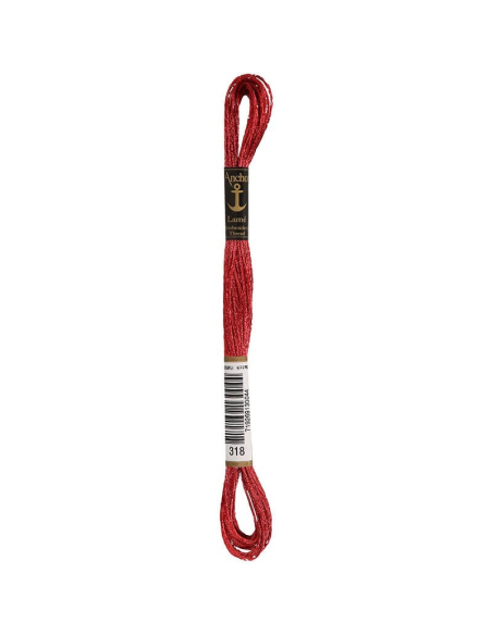 Hilo Anchor Lamé mouliné bordar mano 4180, 12 madejas