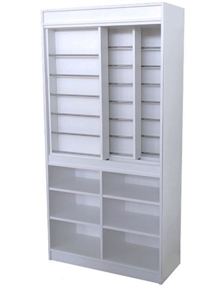 Mueble expositor corredera cintas