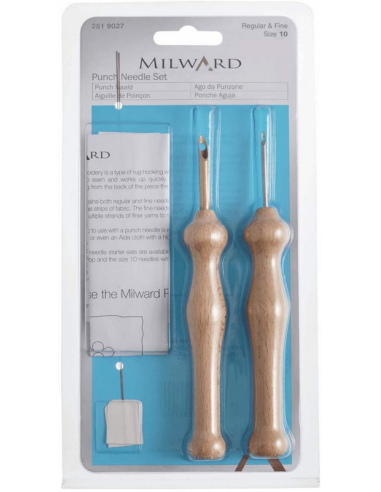Aguja bordar punch needle 6 & 10 2519027 Milward, blíster