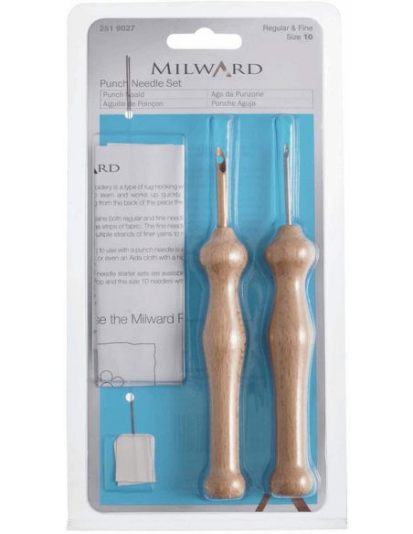 Aguja bordar punch needle 6 & 10 2519027 Milward, blíster