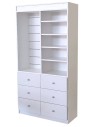 Mueble expositor colgador + estantes