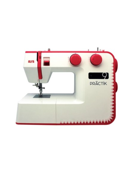 Máquina coser doméstica Alfa zig-zag Practik 9