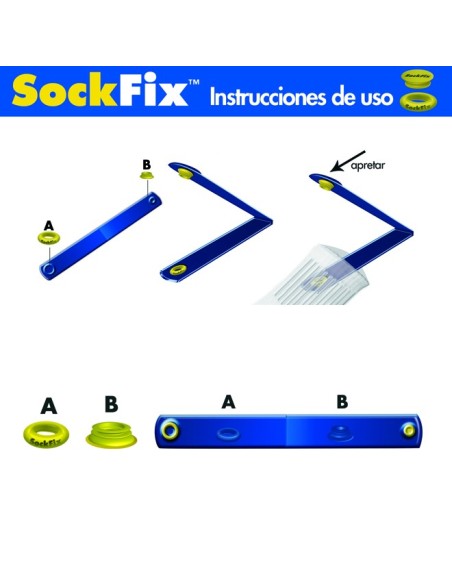 Boton Sockfix, blister 25 u