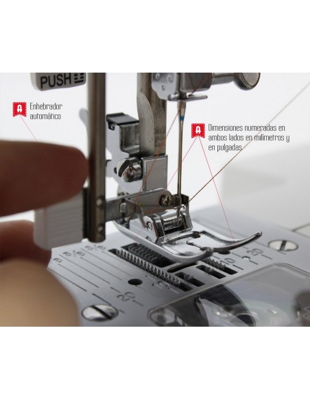 Máquina coser doméstica Alfa 474 zig-zag