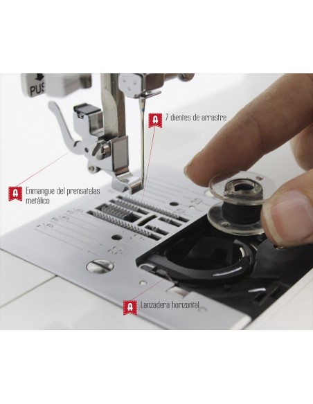 Máquina coser doméstica Alfa 474 zig-zag