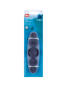 Herramienta botón revest. Prym 673170  (11-29 mm), blíster 2