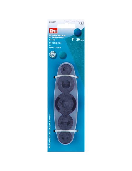 Herramienta botón revest. Prym 673170  (11-29 mm), blíster