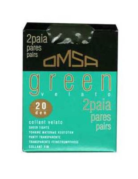 Panty Omsa espuma green 034 20 deniers (2 pares)