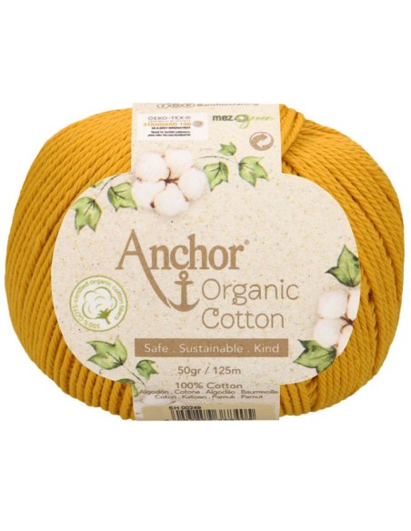 Hilo Anchor Organic Cotton 4660004 50 gr, ovillo