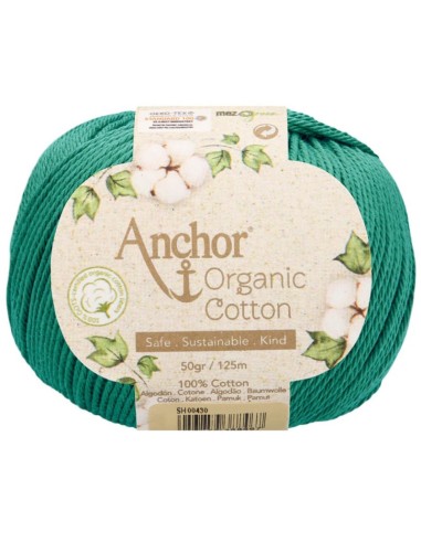 Hilo Anchor Organic Cotton 4660004 50 gr, ovillo