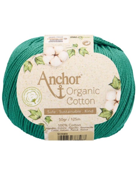 Hilo Anchor Organic Cotton 4660004 50 gr, ovillo