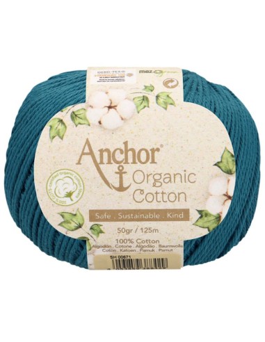 Hilo Anchor Organic Cotton 4660004 50 gr, ovillo