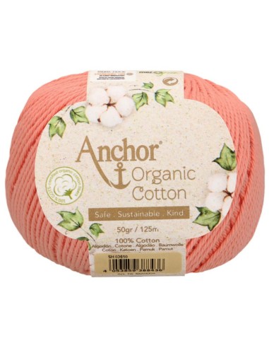 Hilo Anchor Organic Cotton 4660004 50 gr, ovillo