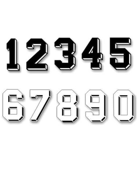 Numeros termoadhesivos grandes (20 cm), u