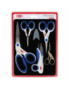 Tijera acero inox. set de 5 Opry 65635