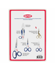Tijera acero inox. set de 5 Opry 65635 2