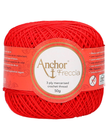 Perlé Anchor Freccia 50 gr, 4 ovillos