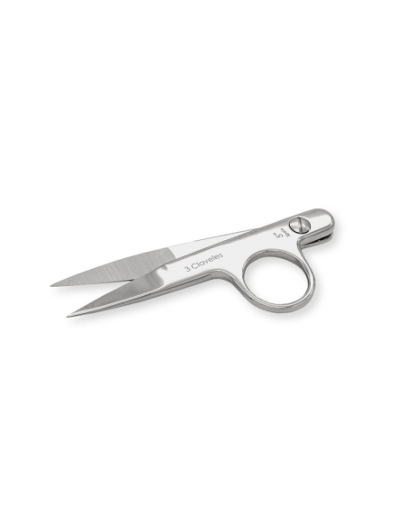 Tijera cortahilos niquel 5" 3 Claveles