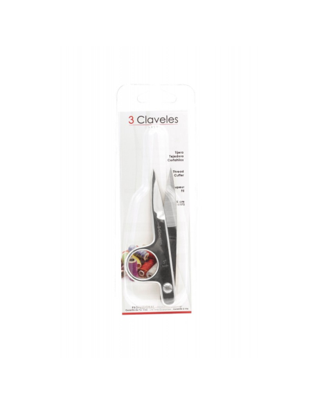 Tijera cortahilos niquel 5" 3 Claveles