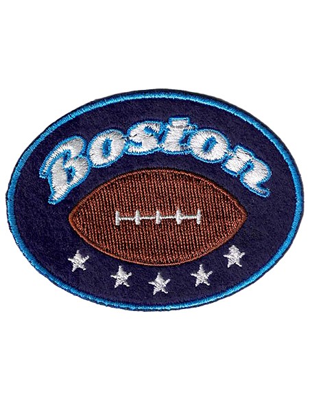 Aplicación bordada rugby 8230-11, blíster de 5 ud.